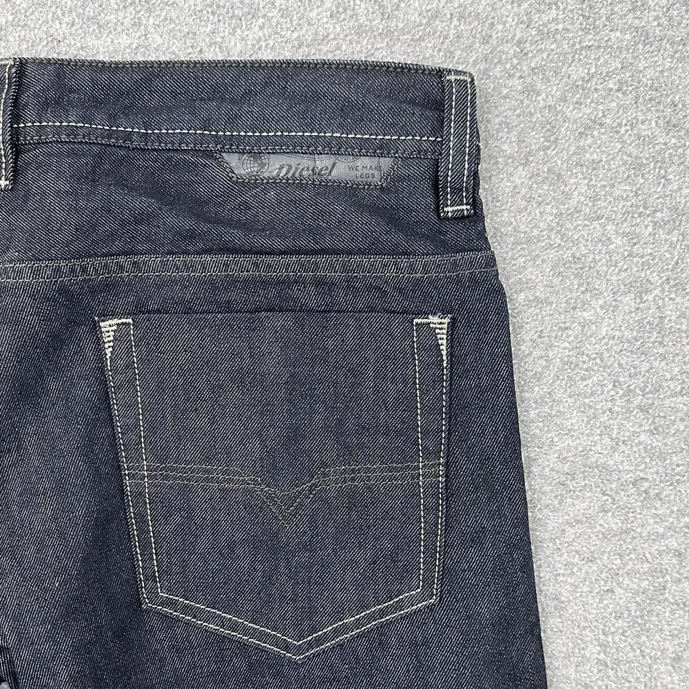 Diesel Safado Regular‎ Slim Straight Jeans Mens 34x34 Wash 008Z8 Selvedge Denim